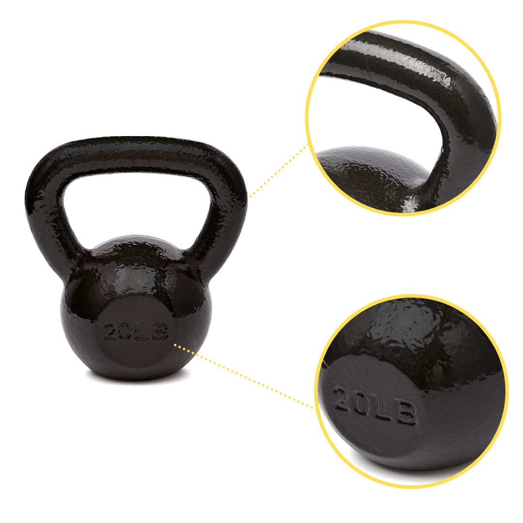 Kettlebells – 5 Pfund bis 60 Pfund