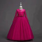 Kids Long Flower Girl Dress Dress
