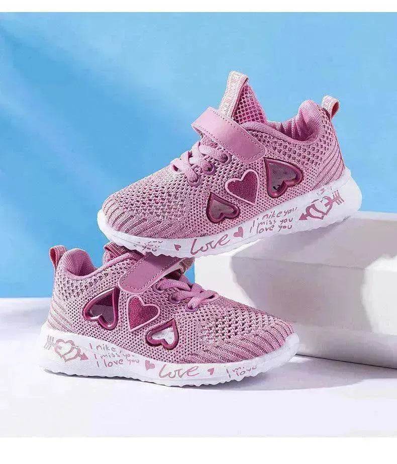 Kids Mesh Sneakers Cute Cartoon Sport Shoes - www.Shopthatapp.com