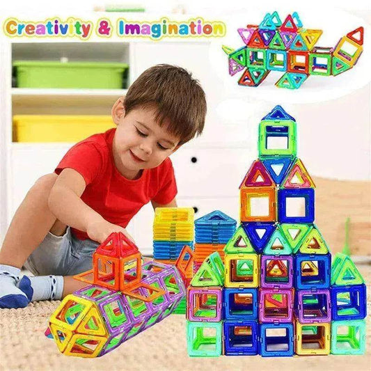 Kids' Magnetic Building Blocks DIY Magnet Toys - Construction Set Gifts - www.Shopthatapp.com