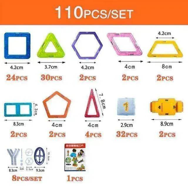 Kids' Magnetic Building Blocks DIY Magnet Toys - Construction Set Gifts - www.Shopthatapp.com