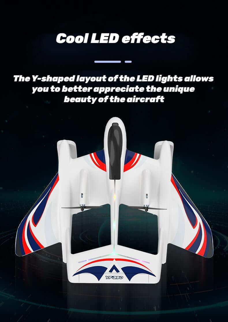 Kidstoylover Sea, Land, Air Glider with Gyro & LED - www.Shopthatapp.com #