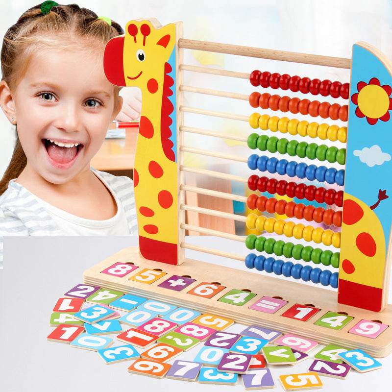Kindergarten Elementary School Math Children Standing Abacus Count frame - www.Shopthatapp.com #