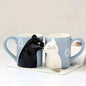 Kiss Cat Coffee Couple Handmade Mug - www.Shopthatapp.com