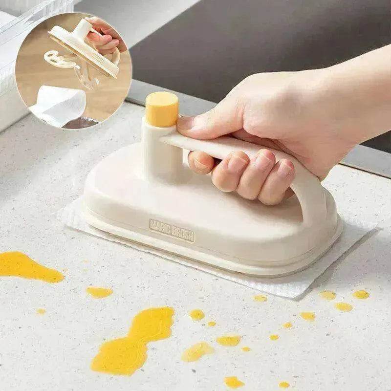 Kitchen Bath Toilet Clean Brush Glass Wall Bath Handle Rag Ceramic Window Slot Clean Brush Kitchen Gadgets - www.Shopthatapp.com