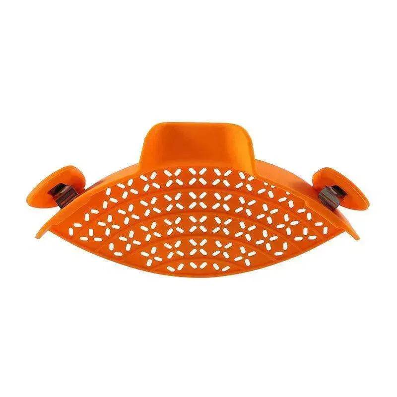 Kitchen Gadgets Silicone Pot Side Drainer - www.Shopthatapp.com