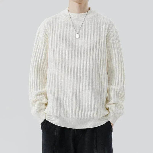 Knitwear Sweater with Crewneck Pullover top - www.Shopthatapp.com #