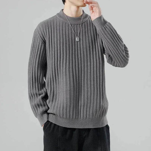 Knitwear Sweater with Crewneck Pullover top - www.Shopthatapp.com #