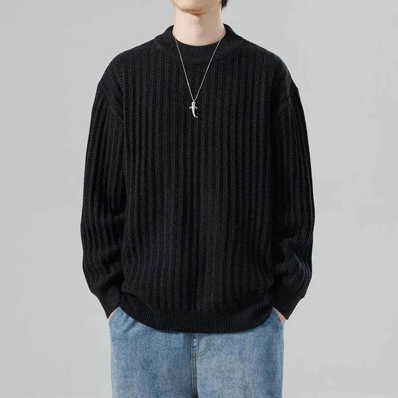 Knitwear Sweater with Crewneck Pullover top - www.Shopthatapp.com #