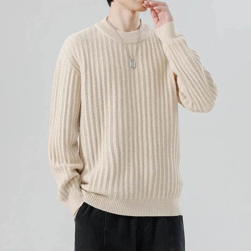 Knitwear Sweater with Crewneck Pullover top - www.Shopthatapp.com #