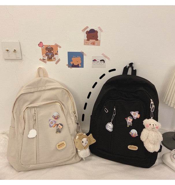 Korean Harajuku Backpack – Cute School Bag for Girls - www.Shopthatapp.com #