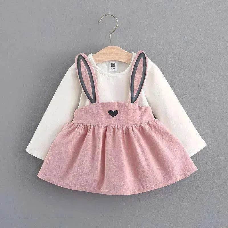 Korean girls' rabbit dress, baby princess dress 916 - www.Shopthatapp.com