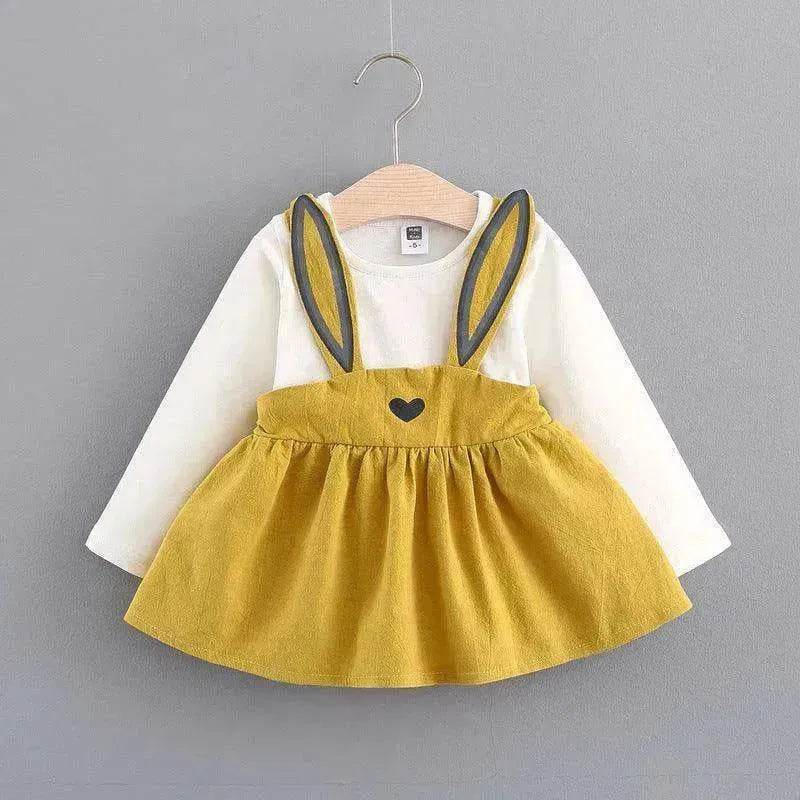Korean girls' rabbit dress, baby princess dress 916 - www.Shopthatapp.com