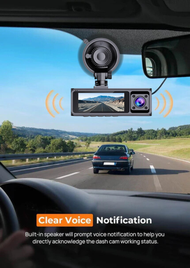 LDAS A20 Dash Cam WiFi , 2.5K Car Camera, Dashcams with App, Night Vision, G-Sensor, Loop Recording, 24H Parking Mode, Free 128G SD Card, Support 256GB Max (Black) - www.Shopthatapp.com