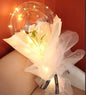 LED Luminous Balloon Rose Bouquet Transparent Bobo Ball Rose - www.Shopthatapp.com