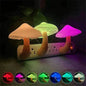 LED Mushroom Night Light Wall Lamp EU US Socket Plug - www.Shopthatapp.com