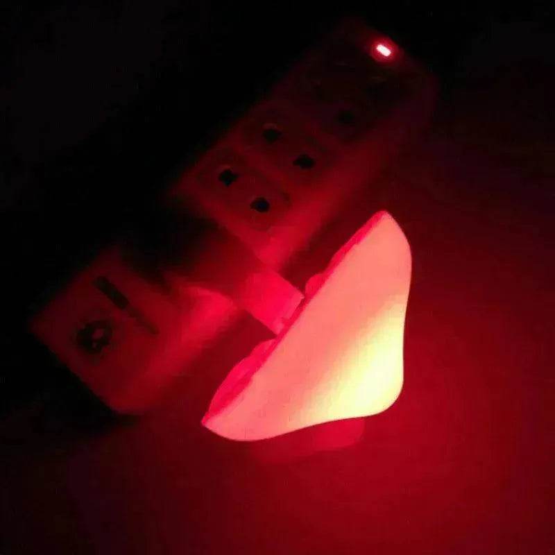 LED Mushroom Night Light Wall Lamp EU US Socket Plug - www.Shopthatapp.com