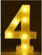 LED Night Light A-Z 0-9 Battery Lamp Wedding Party Decor - www.Shopthatapp.com