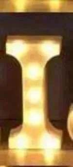 LED Night Light A-Z 0-9 Battery Lamp Wedding Party Decor