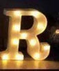 LED Night Light A-Z 0-9 Battery Lamp Wedding Party Decor