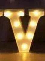 LED Night Light A-Z 0-9 Battery Lamp Wedding Party Decor