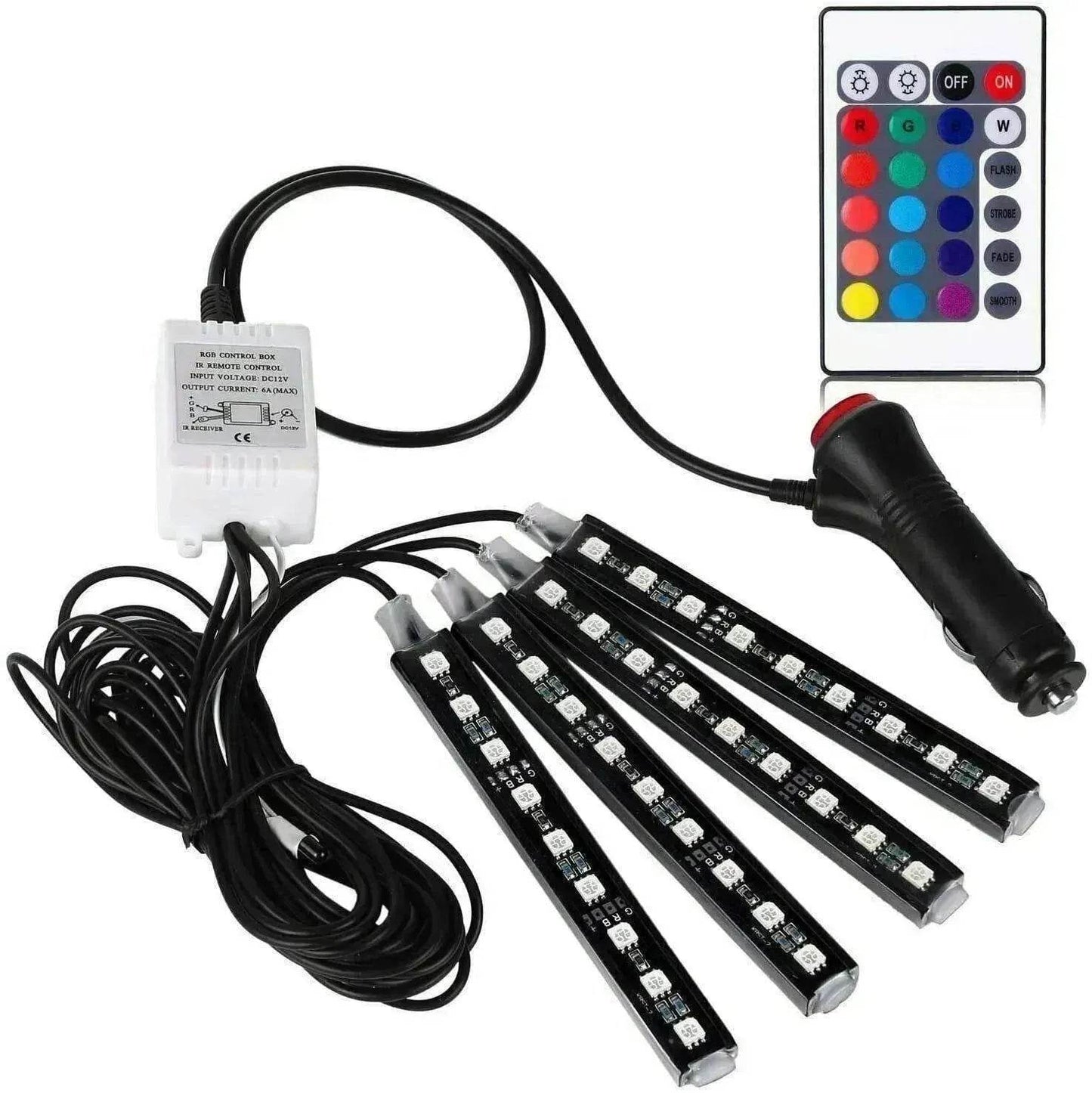 LED Strip Lights for Car Interior Lights with Neon Atmosphere - www.Shopthatapp.com