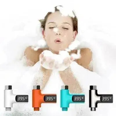 LED Water Temperature Gauge Visible Shower Temperature Meter Child Temperature Control Shower Thermometer - www.Shopthatapp.com