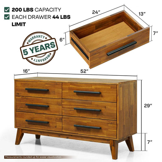 Legacy Solid Wood Dresser - www.Shopthatapp.com