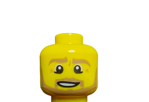 LEGO® 6100249 Minifigure Head, Ginger Beard - UB1021 - www.Shopthatapp.com #