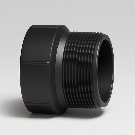 LESSO ABS Female Trap Adapter — Hub × FIPT DWV | 1-1/2″ - www.Shopthatapp.com #