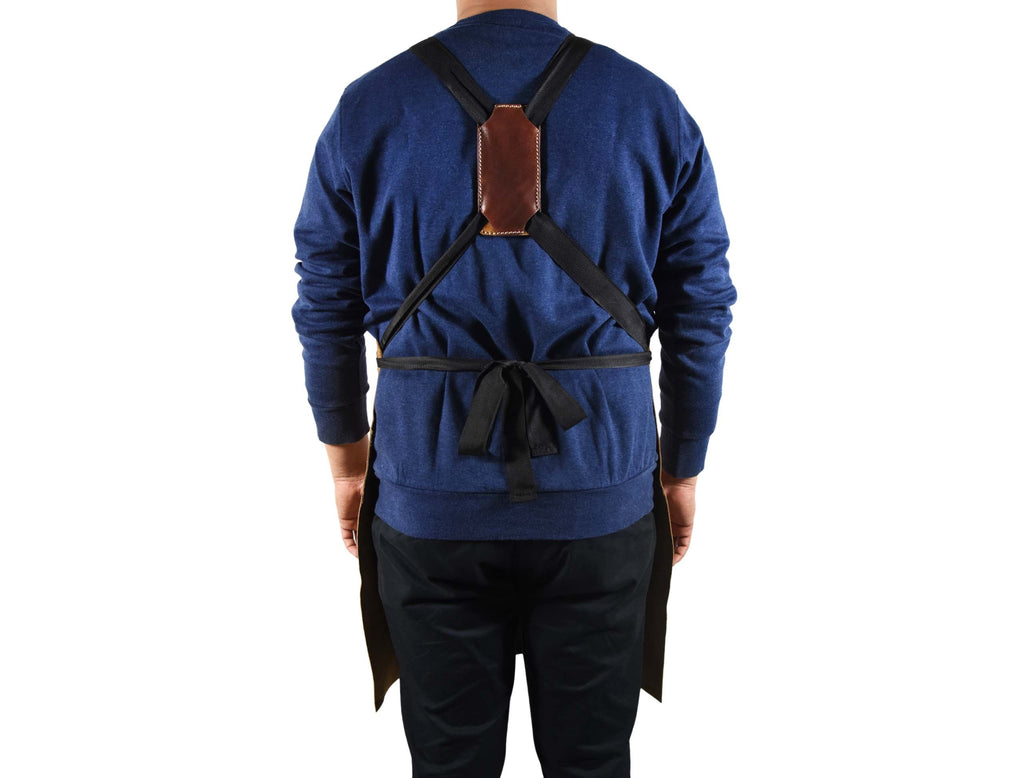 Leather Suede Apron - ( AP - 18 ) - www.Shopthatapp.com