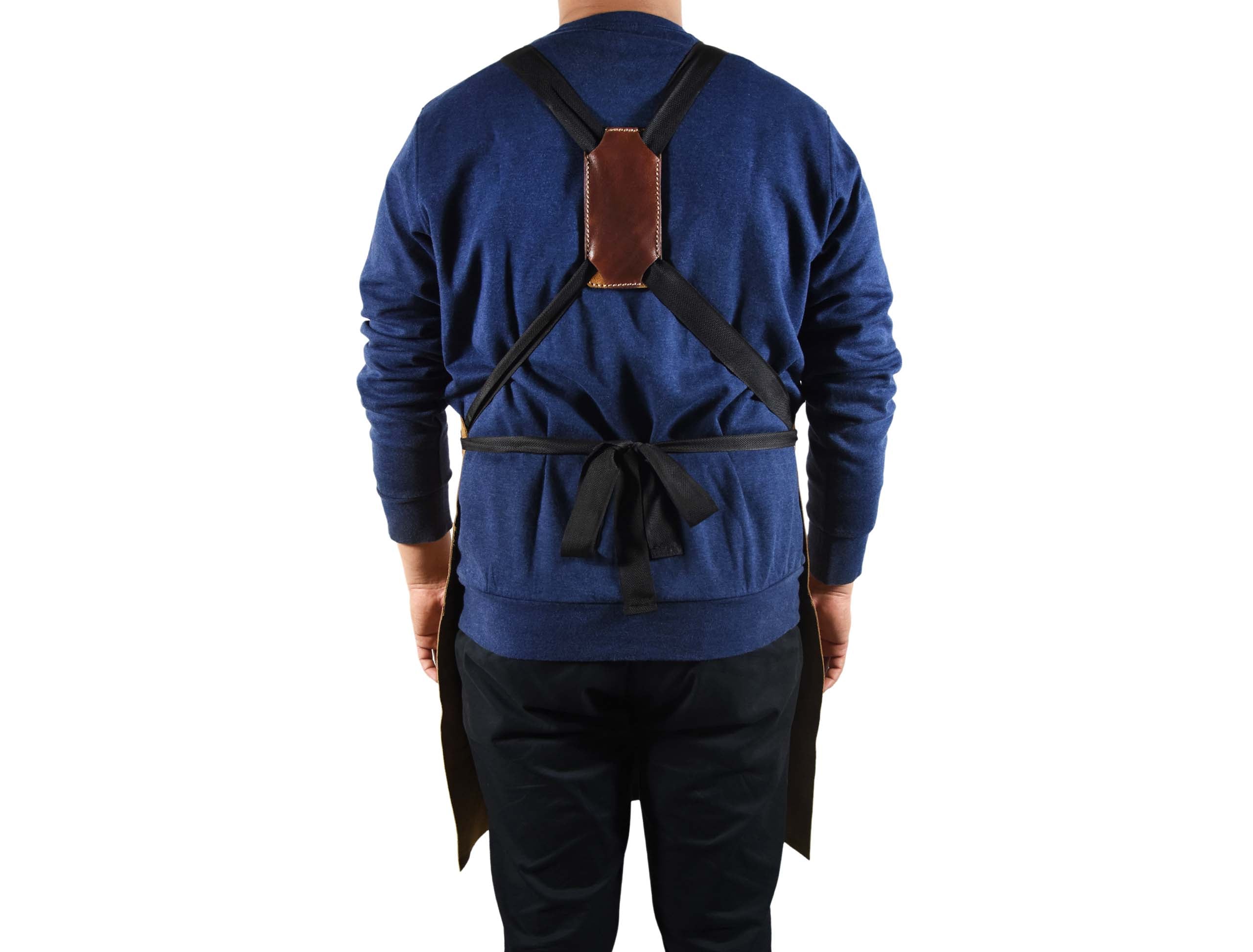 Leather Suede Apron - ( AP - 18 ) - www.Shopthatapp.com