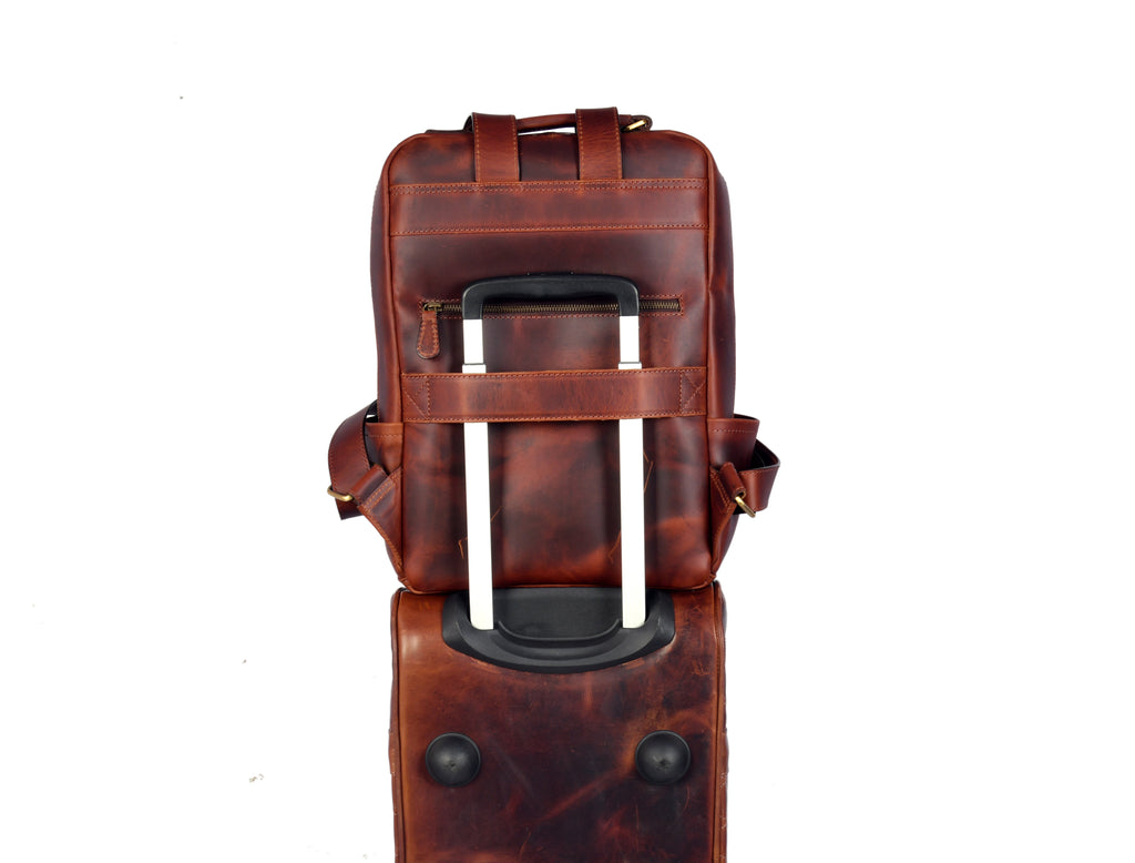 Tolredo Hudson Leather Backpack (Midnight Oak) - www.Shopthatapp.com