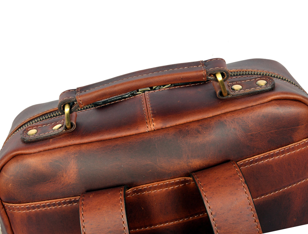 Tolredo Hudson Leather Backpack (Midnight Oak) - www.Shopthatapp.com