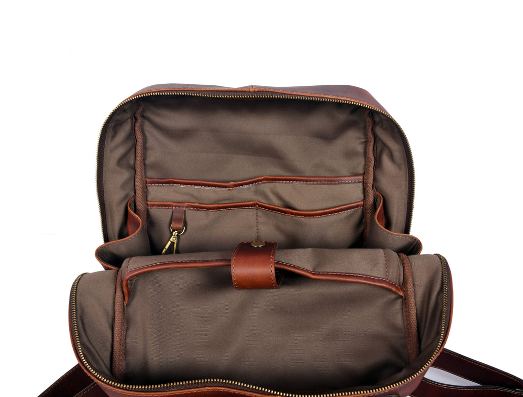 Tolredo Hudson Leather Backpack (Midnight Oak) - www.Shopthatapp.com