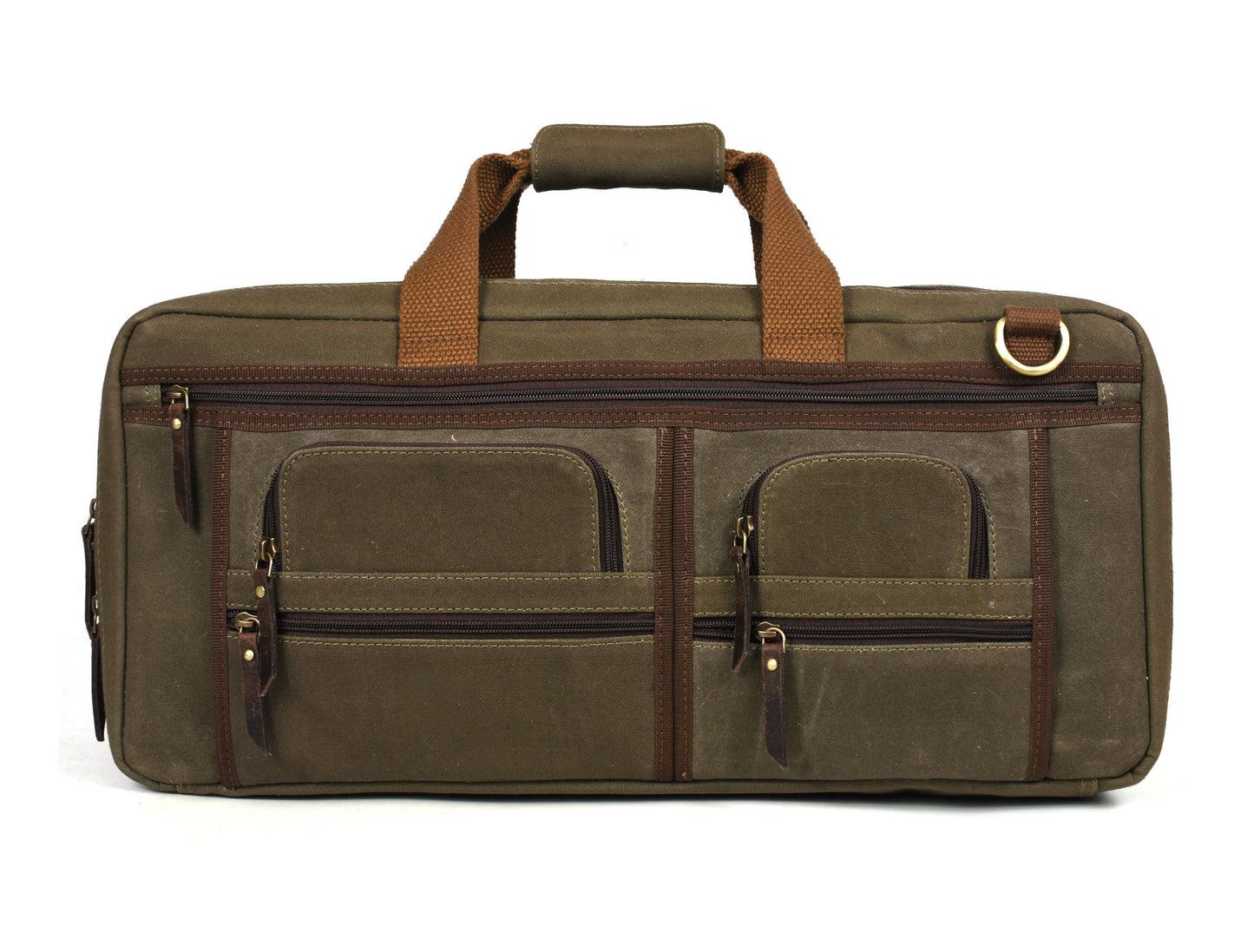 Salerno Canvas Chef Knife Case Olive Green (KR-62)-Cutlery and dinnerware-www.Shopthatapp.com-Tolredo Leather