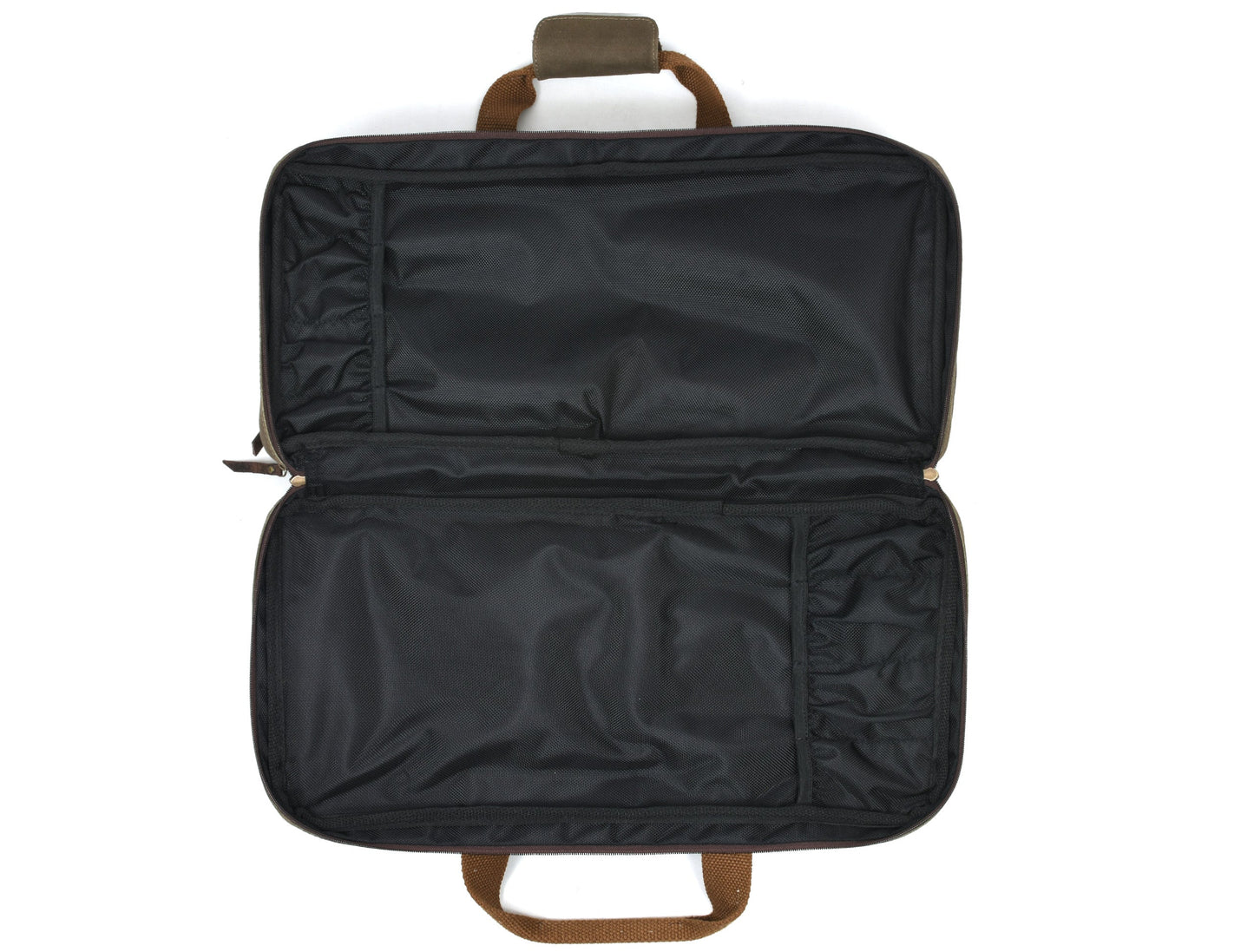 Salerno Canvas Chef Knife Case Olive Green (KR-62)-Cutlery and dinnerware-www.Shopthatapp.com-Tolredo Leather
