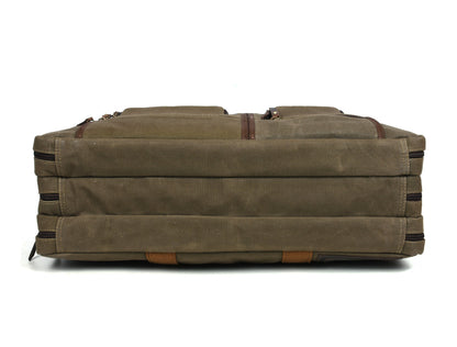 Salerno Canvas Chef Knife Case Olive Green (KR-62)-Cutlery and dinnerware-www.Shopthatapp.com-Tolredo Leather