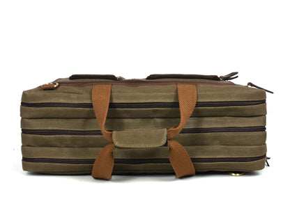 Salerno Canvas Chef Knife Case Olive Green (KR-62)-Cutlery and dinnerware-www.Shopthatapp.com-Tolredo Leather