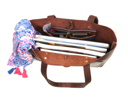 Leather Willow Tote-Handbags, purses, etc.-www.Shopthatapp.com-Tolredo Leather