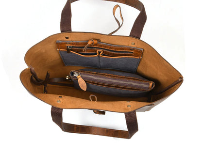 Leather Willow Tote-Handbags, purses, etc.-www.Shopthatapp.com-Tolredo Leather