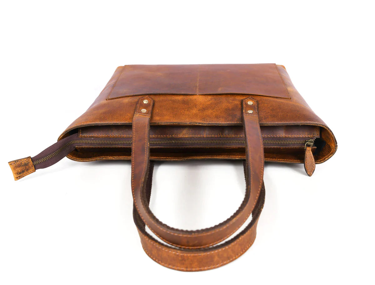 Leather Myra Tote Bag-Everything leather-www.Shopthatapp.com-Tolredo Leather