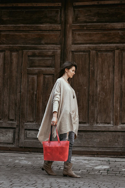 Leather Myra Tote Bag-Everything leather-www.Shopthatapp.com-Tolredo Leather
