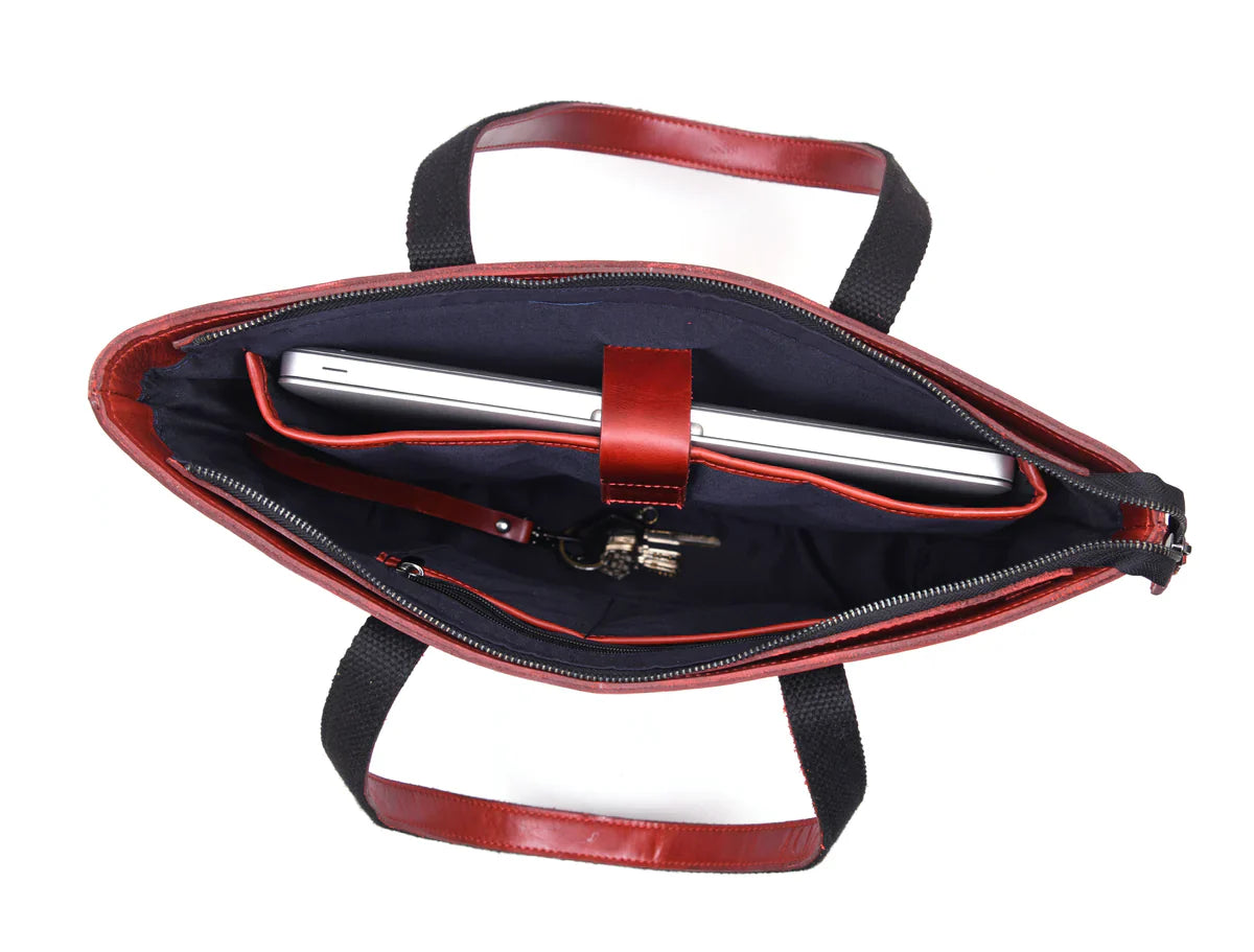 Leather Myra Tote Bag-Everything leather-www.Shopthatapp.com-Tolredo Leather