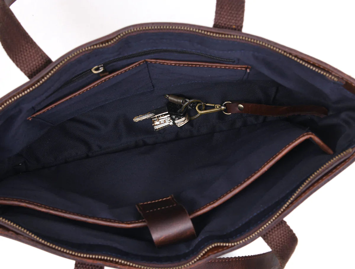 Leather Myra Tote Bag-Everything leather-www.Shopthatapp.com-Tolredo Leather