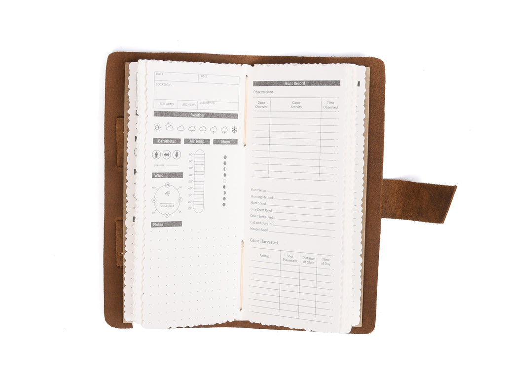 Premium Leather Hunting Journal - www.Shopthatapp.com