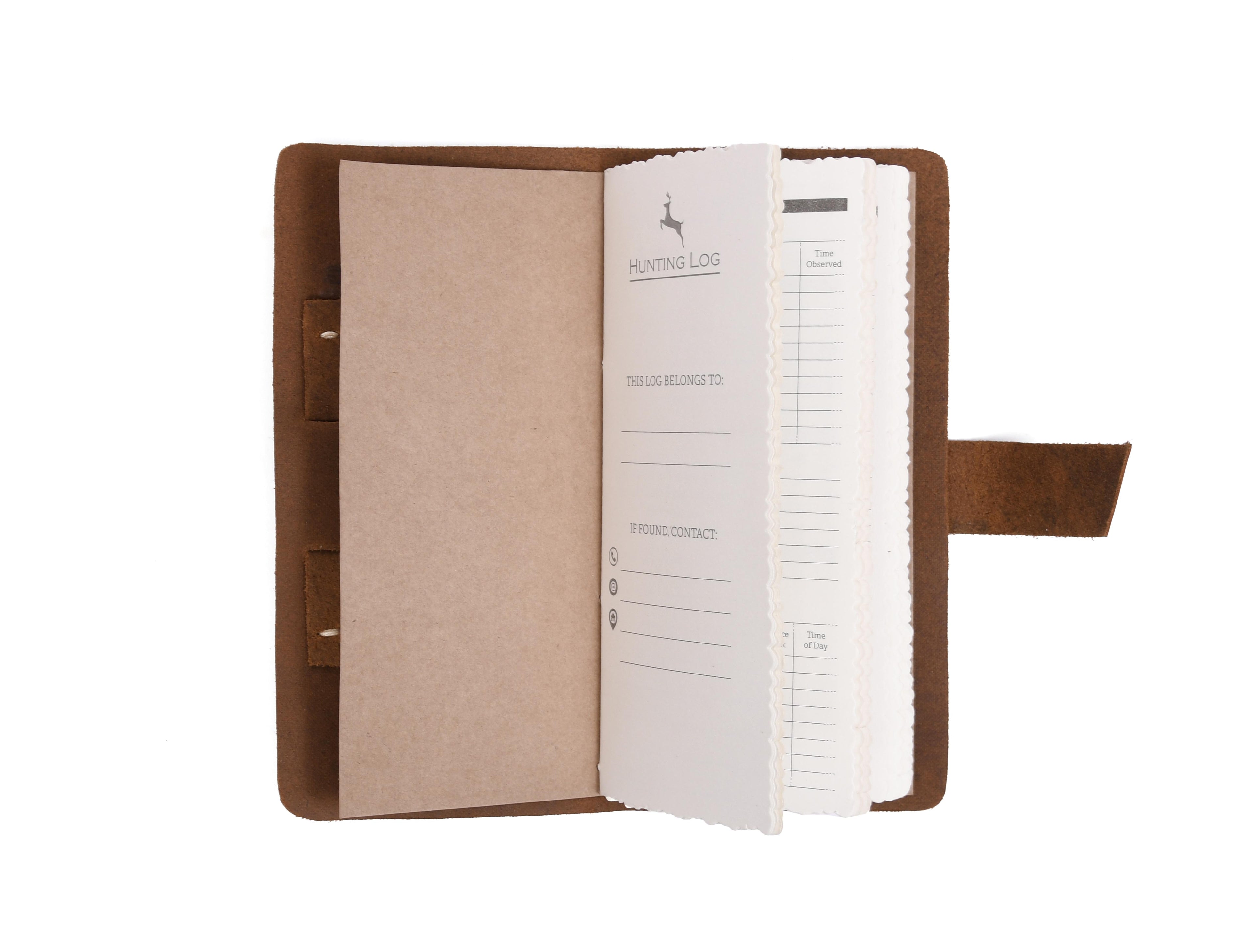 Premium Leather Hunting Journal - www.Shopthatapp.com