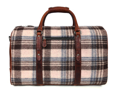 Manchester Leather & Tweed Duffle Bag-Everything leather-www.Shopthatapp.com-Tolredo Leather