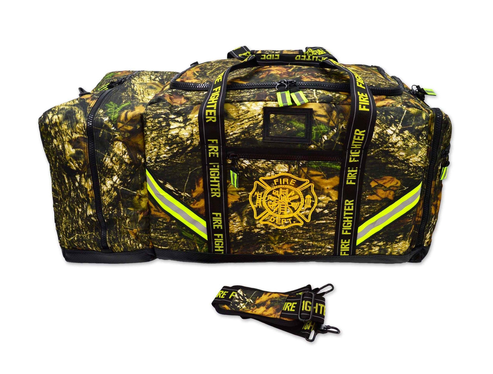 Lightning X Premium Camouflage 3XL Firefighter Step-In Gear Bag w/ Helmet Compartment – Deep Woods Camo