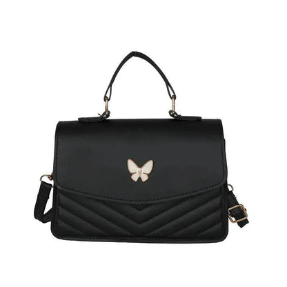 Ladies Leather Square Shaped Flap Quilted Crossbody bag for women - www.Shopthatapp.com #